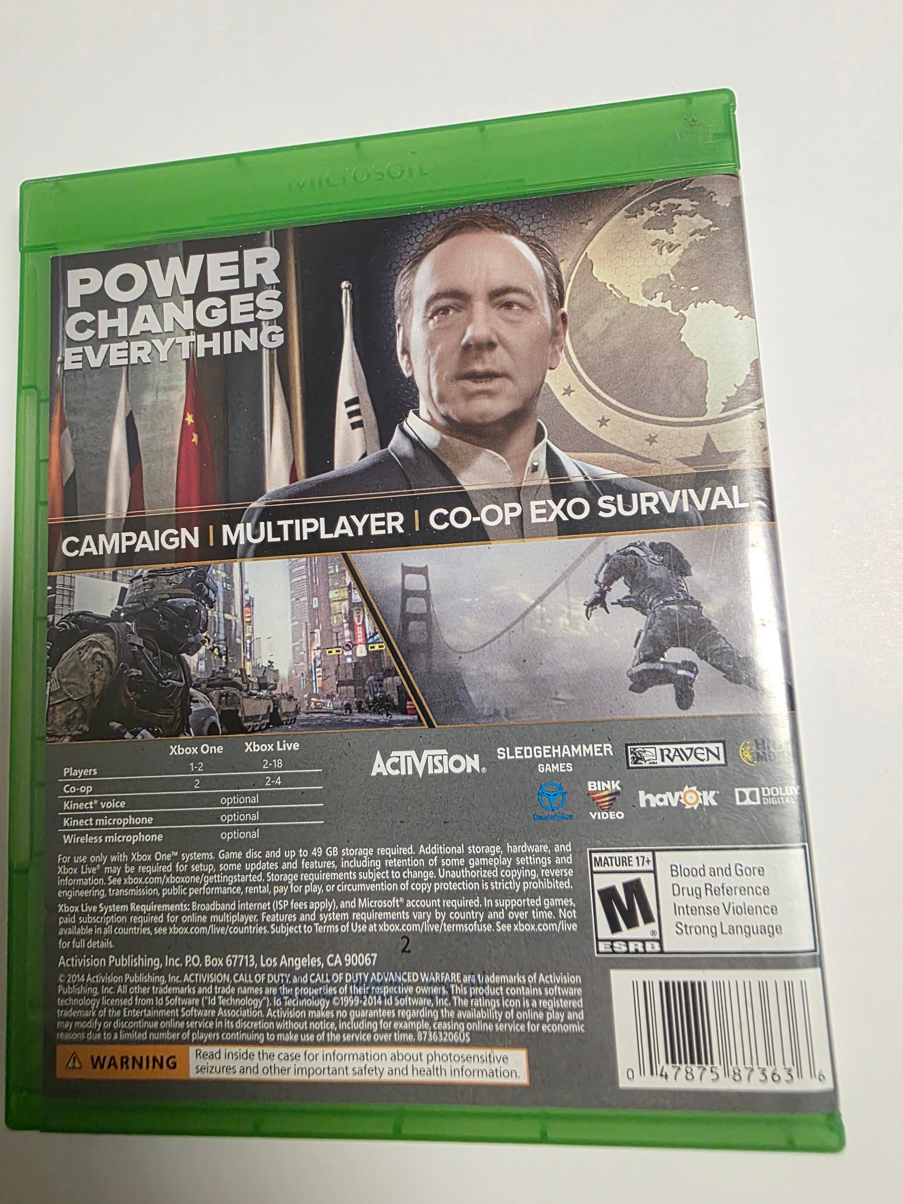 Call of Duty Advanced Warfare Xbox One (CIB) *MINT*